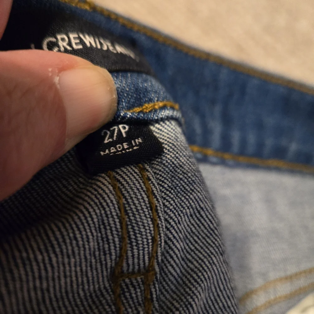 J. Crew Jeans 27p Button fly distressed skirt - Picture 8 of 8